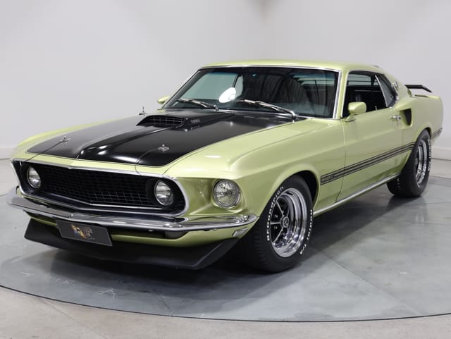 1969 Ford Mustang Mach 1 351 4V Windsor 4sp Man - Lime Gold - Image 205590