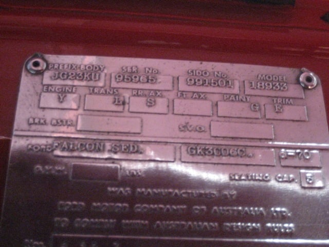 Ford Falcon 500 XW GS - Image 10733