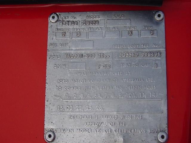 XA GT Falcon - Image 9059