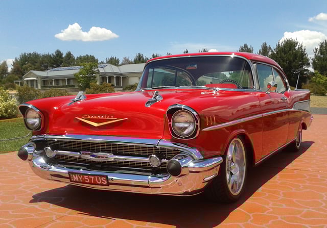 1957 Belair 2 door Pillarless - Image 47059