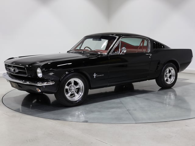 1965 Ford Mustang Fastback 2+2 289ci HiPo - Raven Black - Image 165261