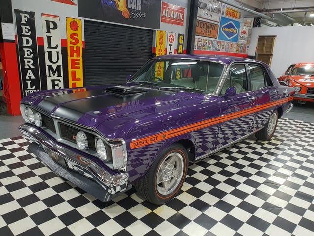 1971 XY Falcon GTHO Phase 3 Tribute - Factory Wild Violet K-Code - Image 79206
