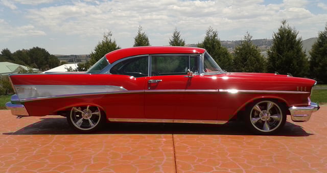 1957 Belair 2 door Pillarless - Image 47063