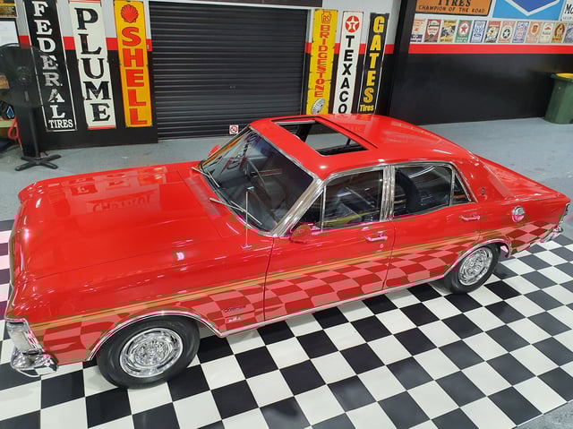 1971 XY GS Fairmont 351 K Code - Golde Sunroof - Image 88796