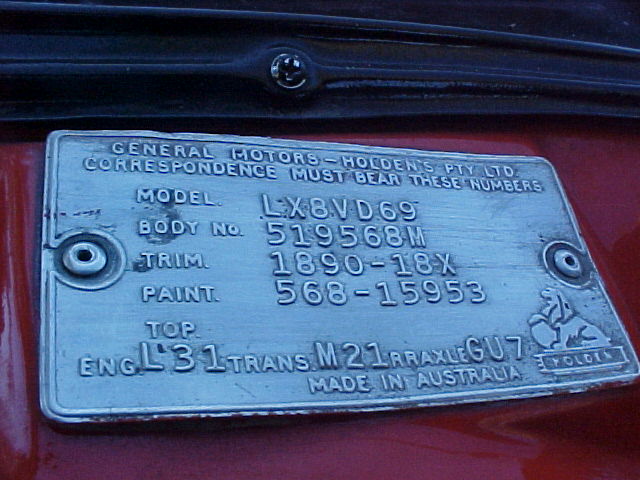 LX Torana SLR 5000 - Image 691