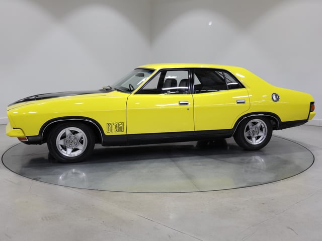 1973 Ford Falcon XB GT 4V Toploader Sedan - Yellow Blaze - Image 168831