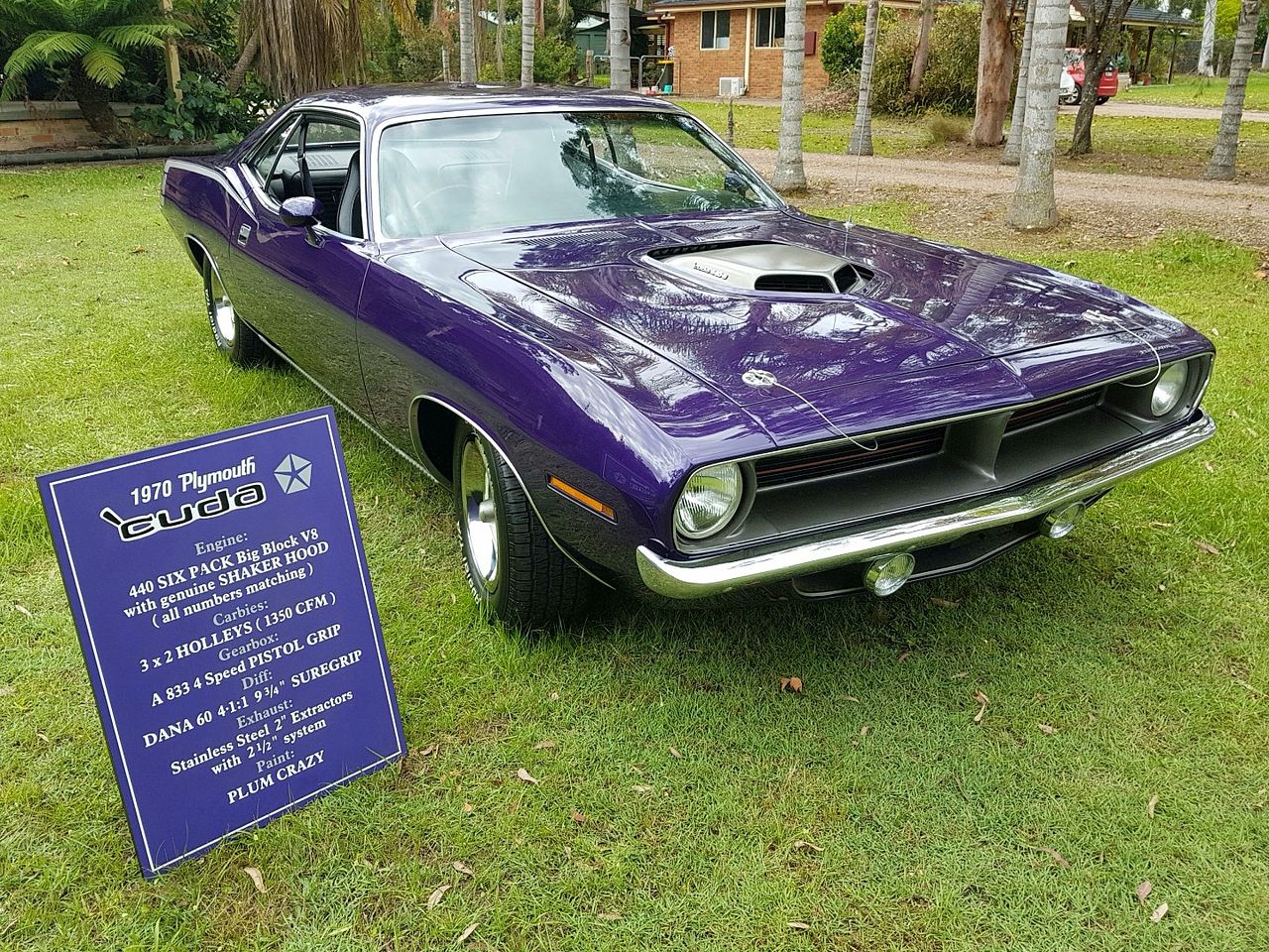 1970 Plymouth Cuda 440 Six Pack Four Speed - Image 75925